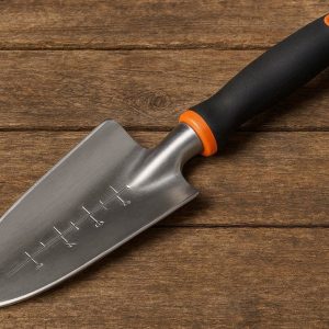 21 Multi Purpose Garden Hand Tool with Serrated Edge for Root Cutting and Weeding Stainless Steel Trowel with Comfort Grip for Heavy Digging