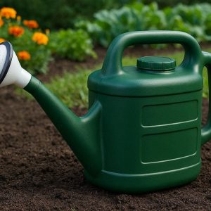 4 Large Outdoor Watering Can 2 Gallon Heavy Duty Plastic Garden Watering Pot with Removable Rose Head for Flowers and Vegetable Patch